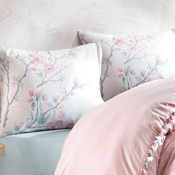 Nova Home Linda Duvet Cover Set With Tassels – 100% Cotton – Single/Twin – 3 Pcs – Pudra product thumbnail 3