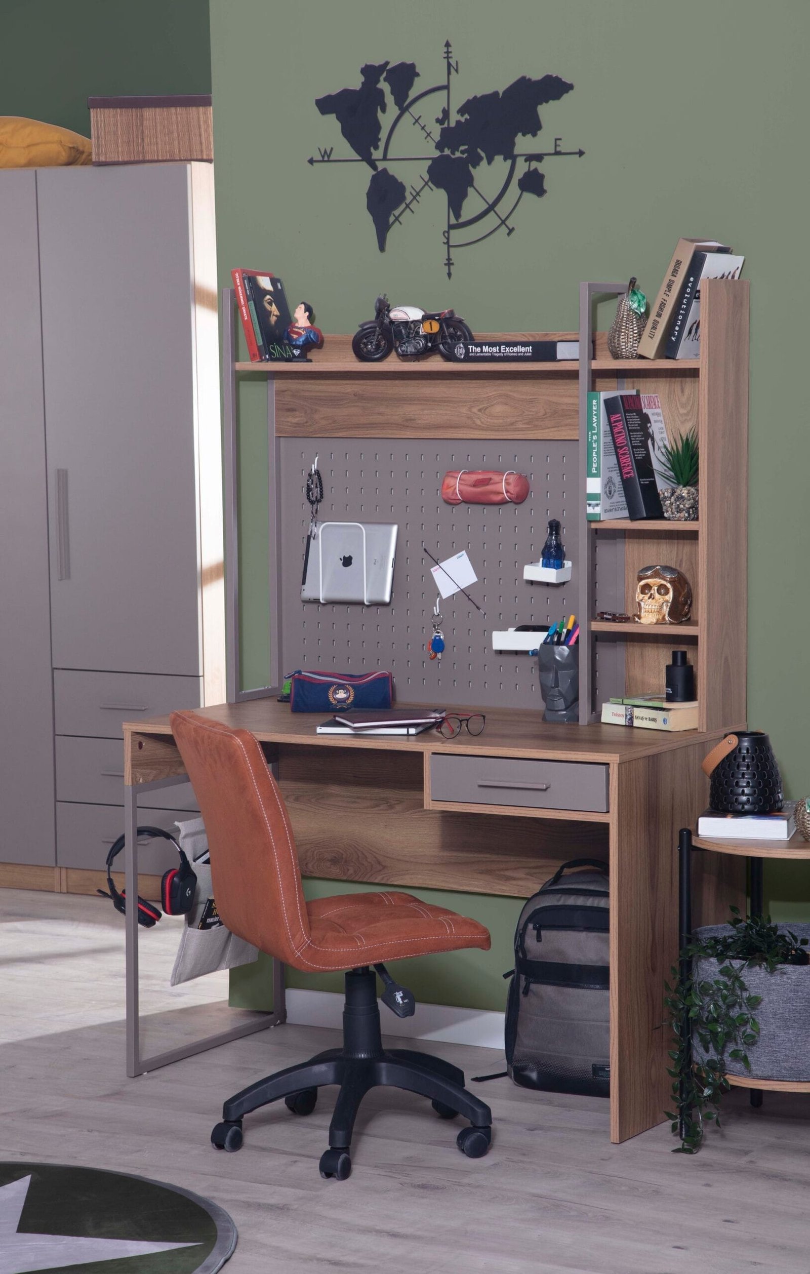 Atlas Study Desk With Unit product thumbnail 3