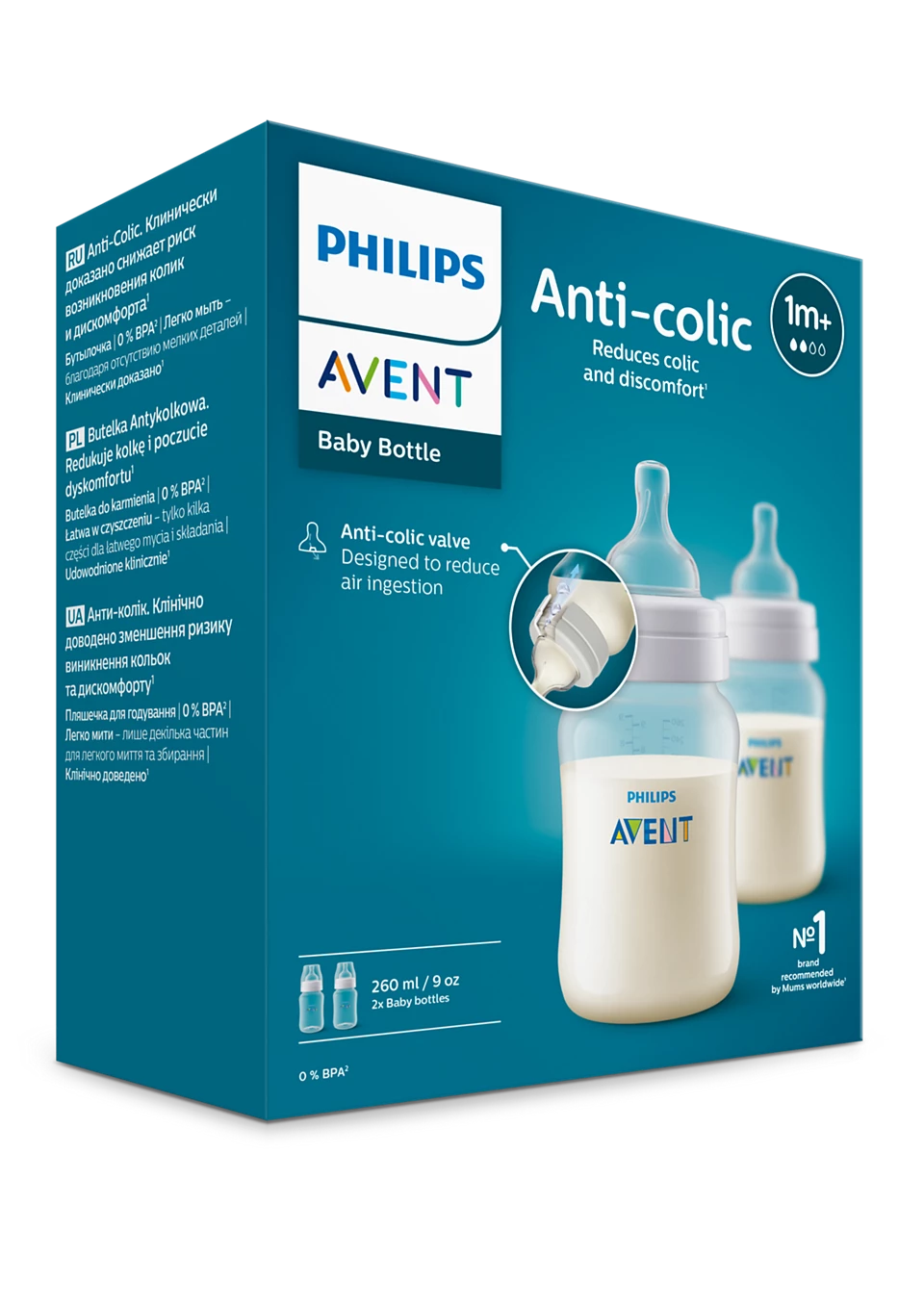 Philips Avent Baby Anti-colic Baby Bottle 2 Pack - Image 9