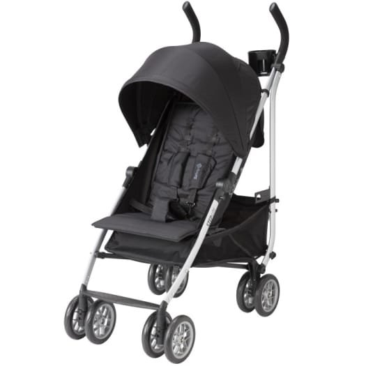 Safety 1ˢᵗ Step Lite Compact Stroller – Black