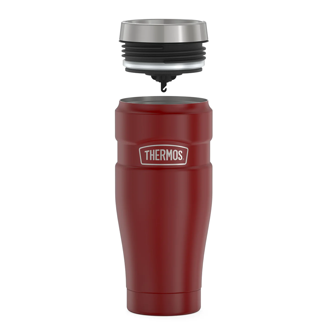 Thermos Stainless King Flask, Red, 470 ml