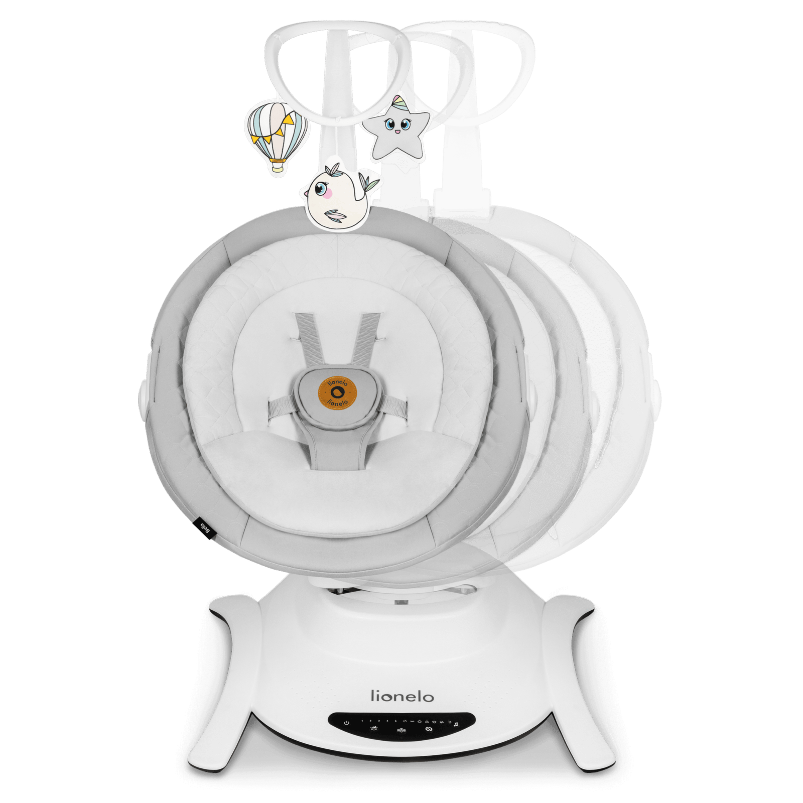 Lionelo Bella Set Grey Concrete — Rocker Set 2in1 product thumbnail 20