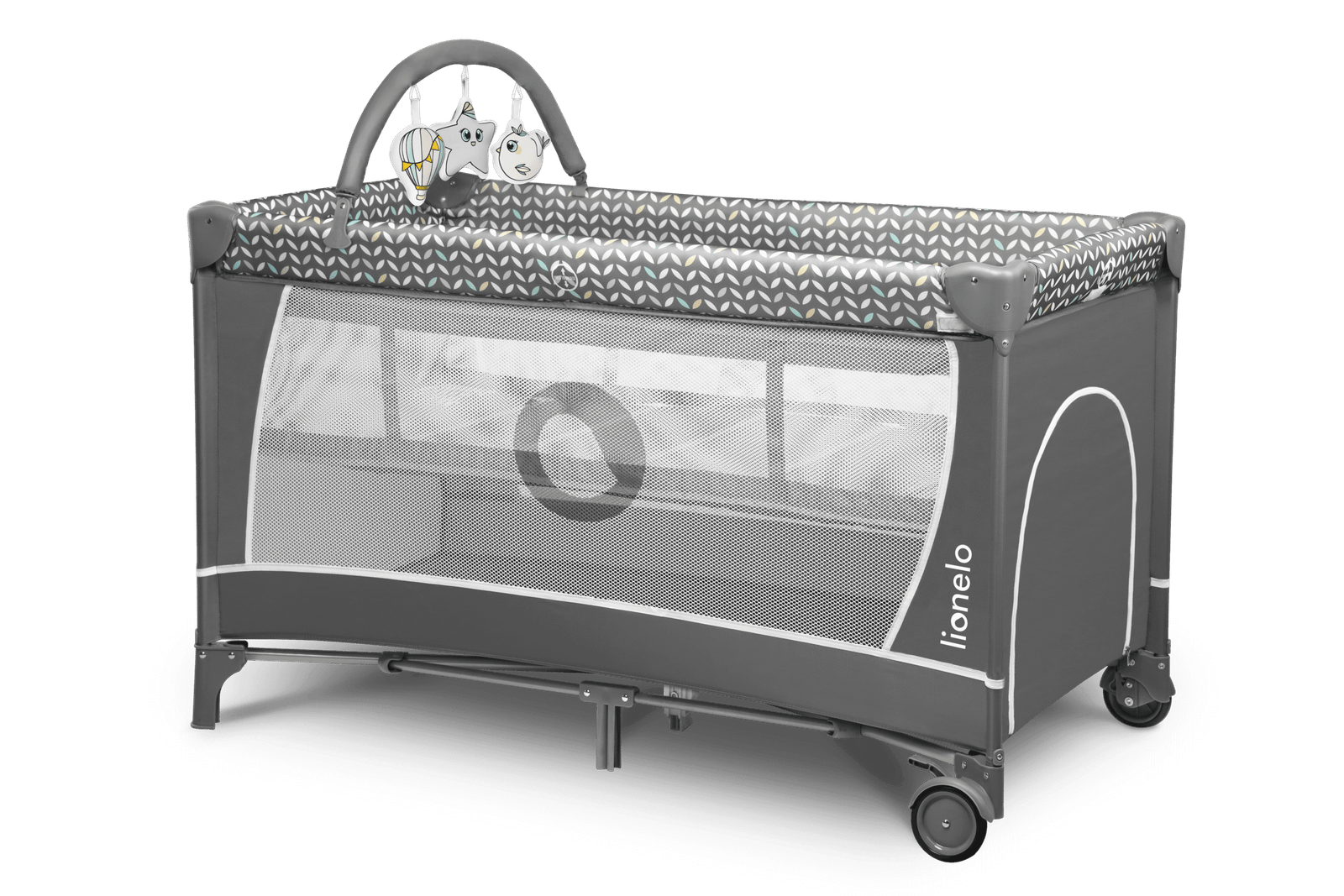 Lionelo Flower Grey Scandi — Cot 2in1 - Image 7