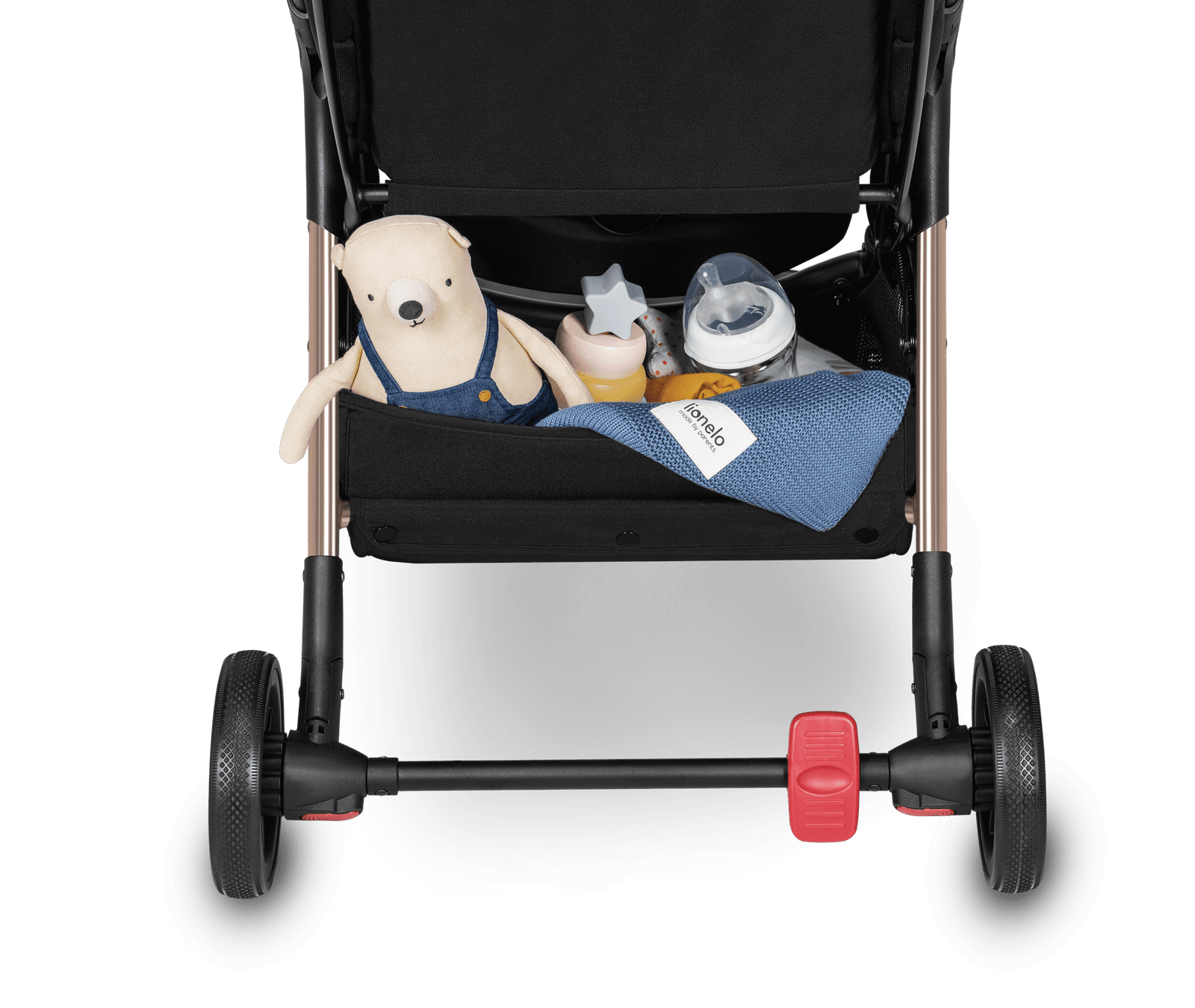 Lionelo Julie One Black Gold — Stroller product thumbnail 9