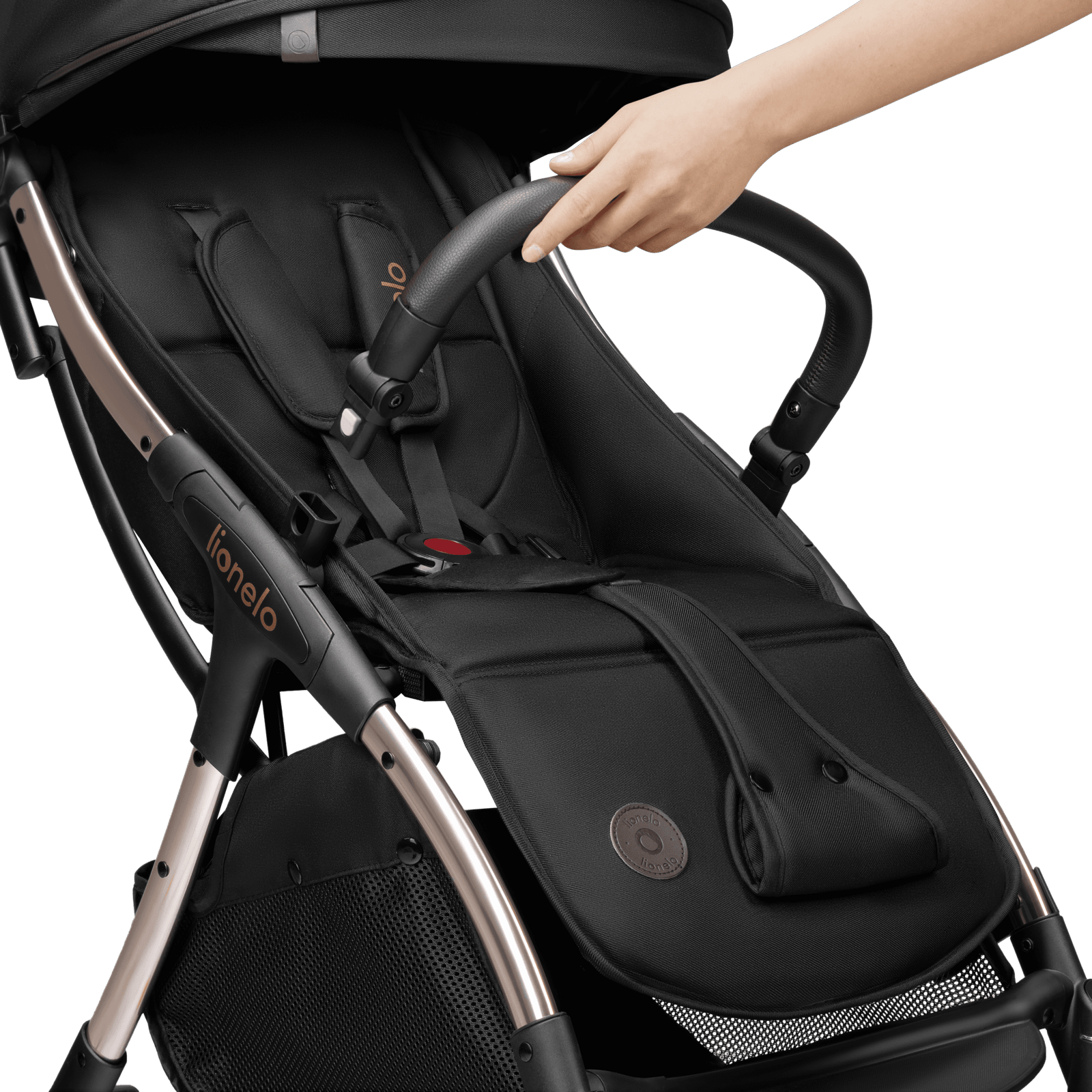 Lionelo Julie One Black Gold — Stroller product thumbnail 5