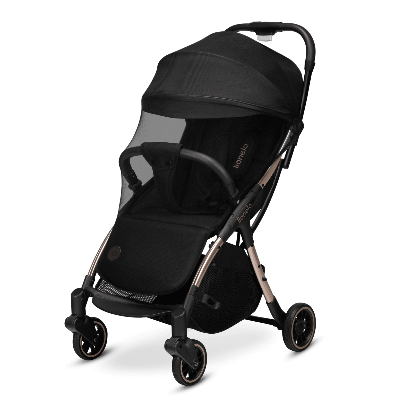 Lionelo Julie One Black Gold — Stroller product thumbnail 13
