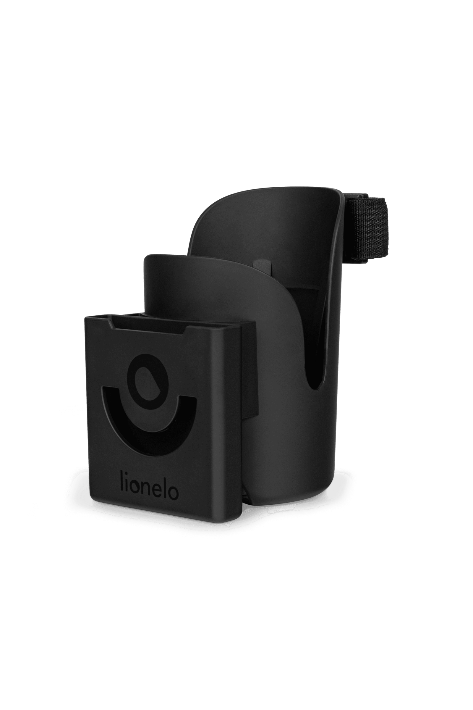 Lionelo Ove Black Carbon — Cup holder