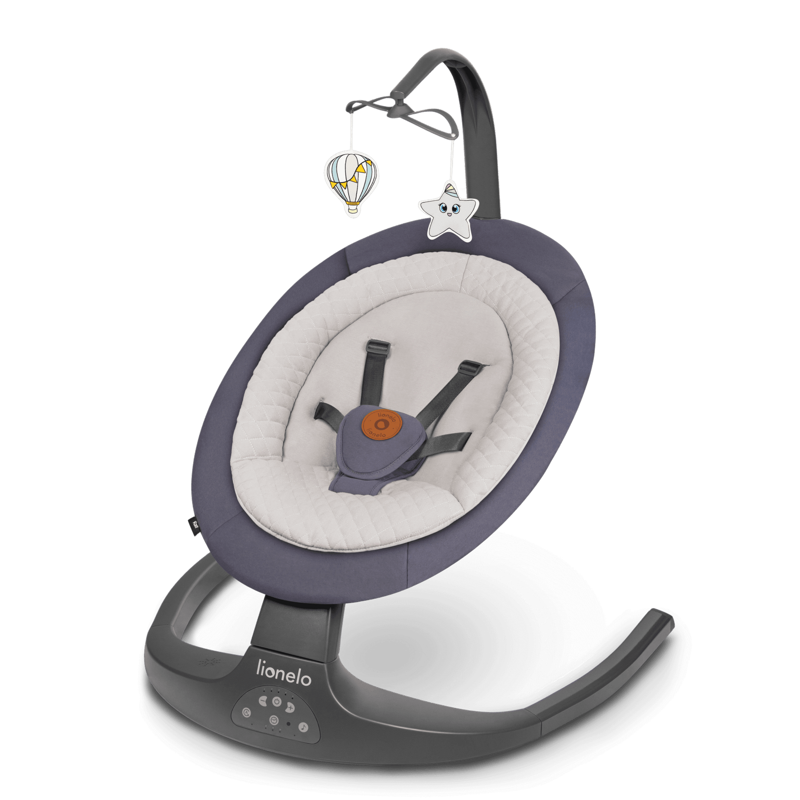Lionelo Ralf Grey Graphite— Bouncer – rocker