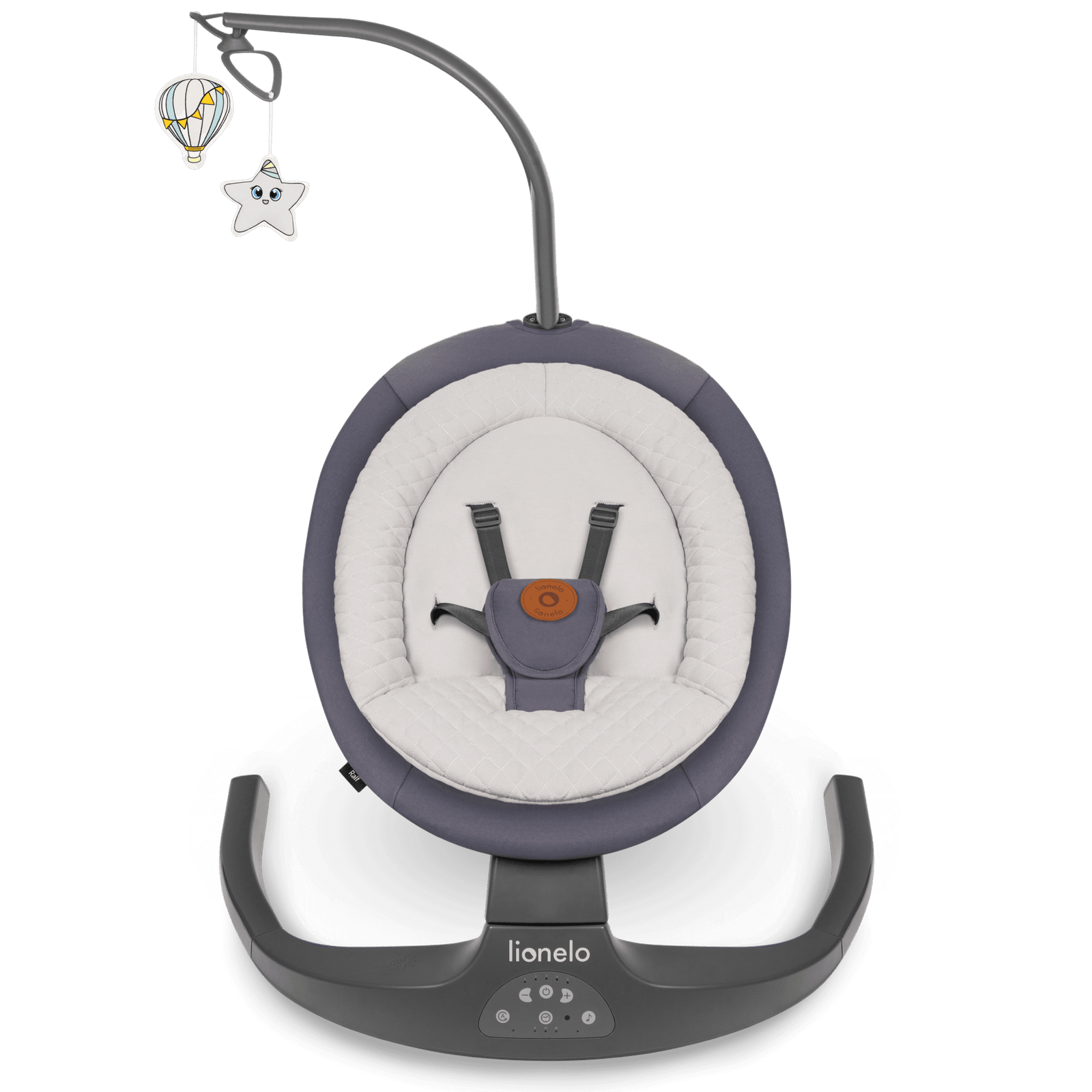 Lionelo Ralf Grey Graphite— Bouncer – rocker product thumbnail 8