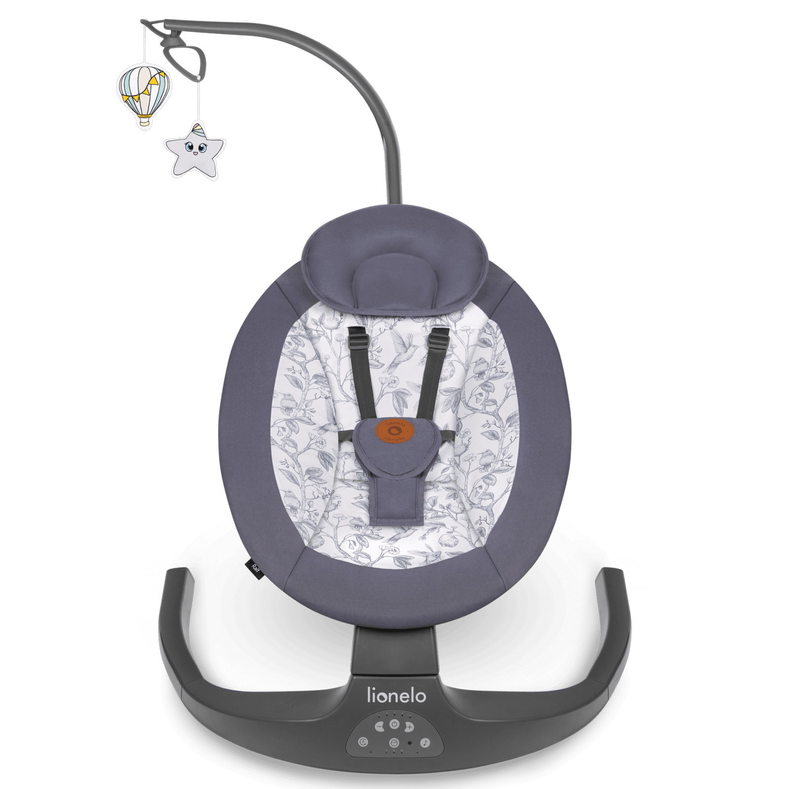 Lionelo Ralf Grey White — Bouncer – rocker product thumbnail 8