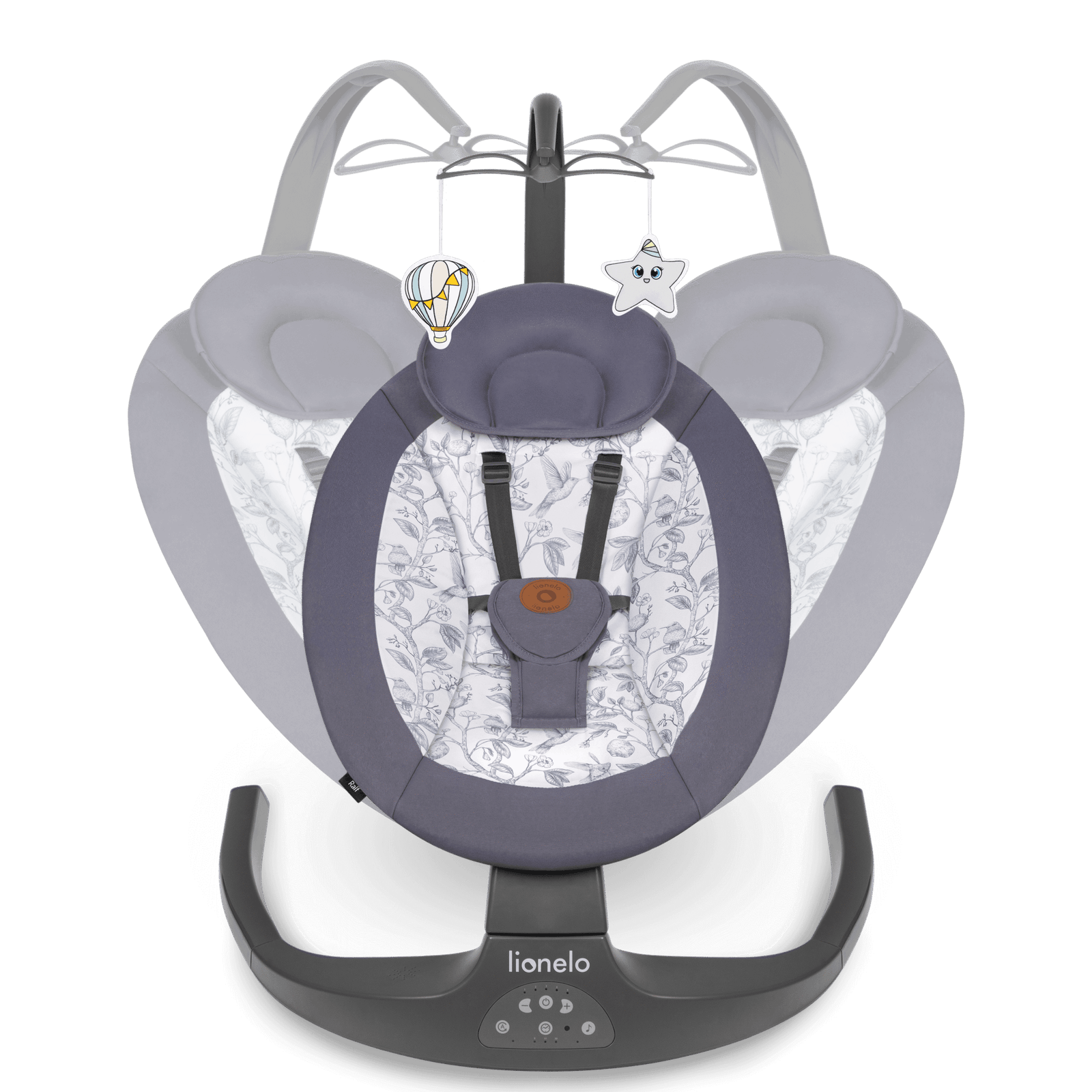 Lionelo Ralf Grey White — Bouncer – rocker product thumbnail 9