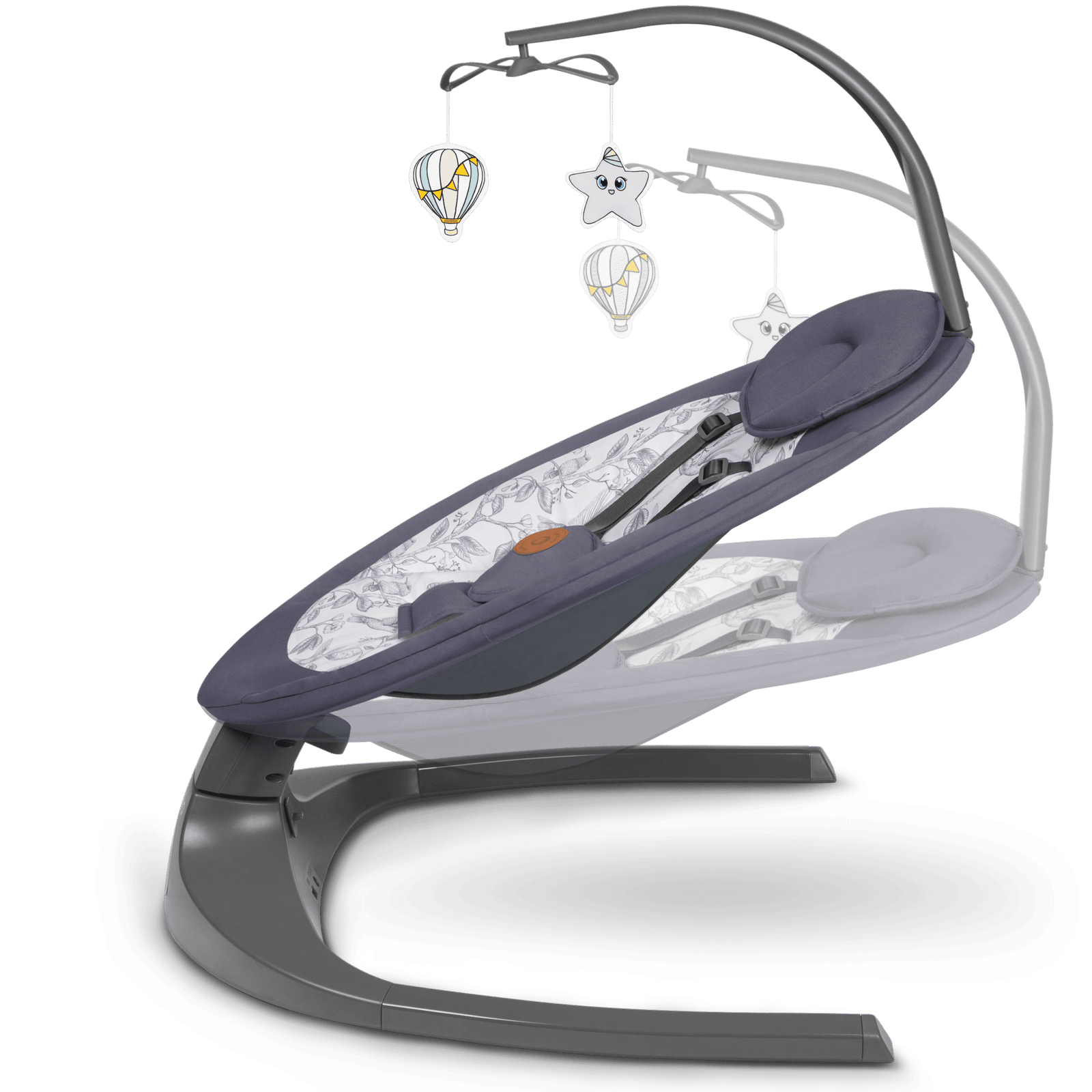 Lionelo Ralf Grey White — Bouncer – rocker product thumbnail 12