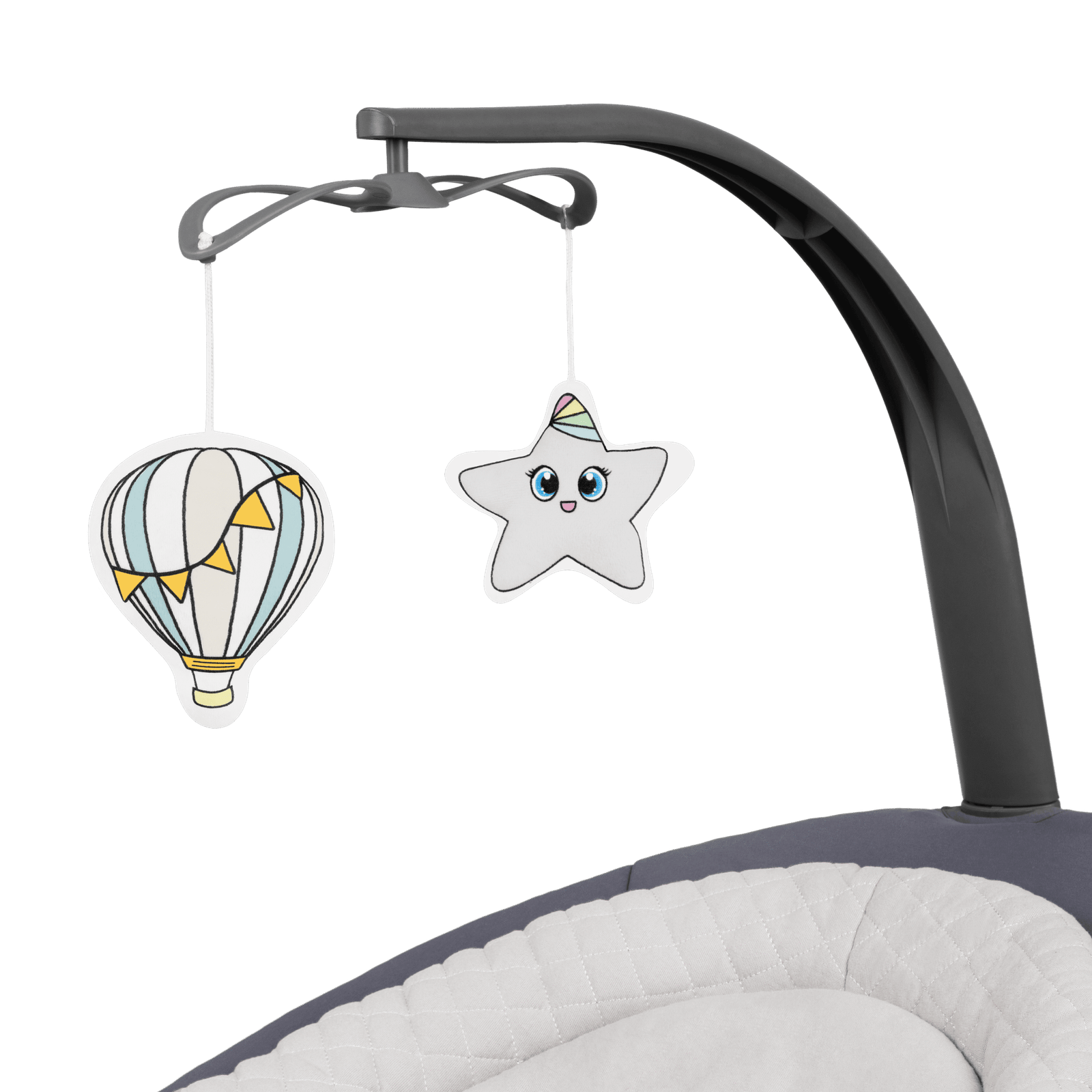 Lionelo Rina Grey Concrete — Bouncer – rocker product thumbnail 13