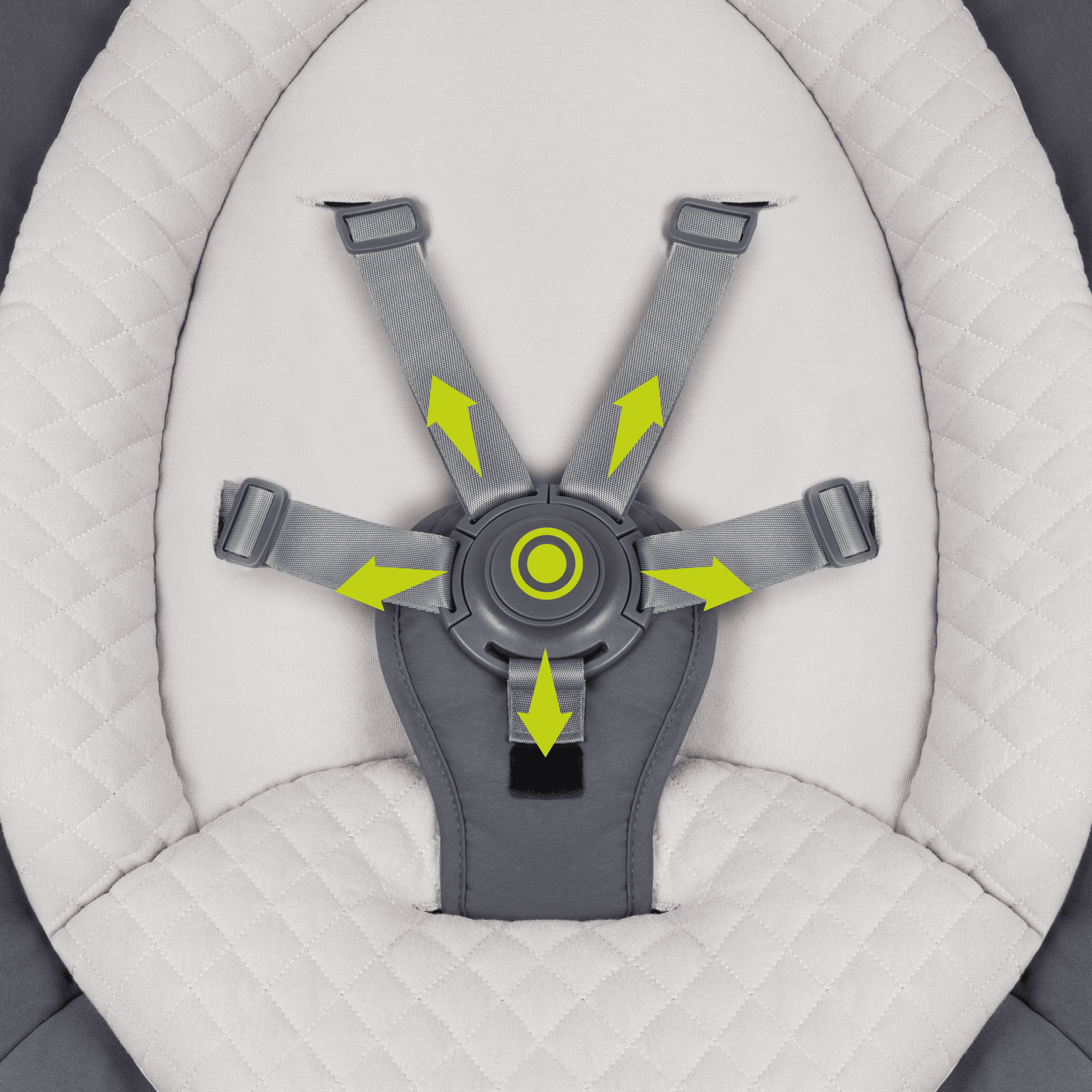 Lionelo Rina Grey Concrete — Bouncer – rocker product thumbnail 4