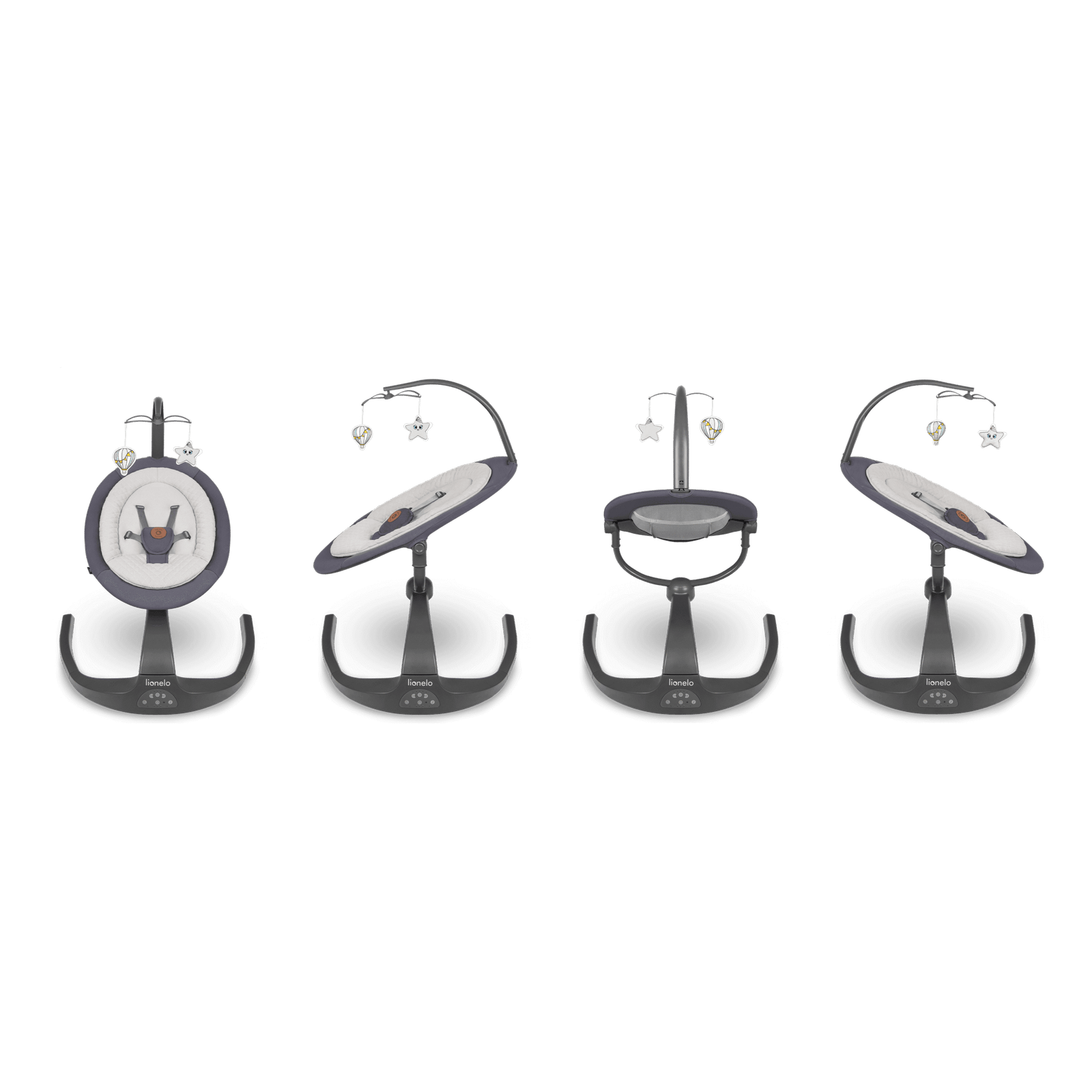 Lionelo Rina Grey Concrete — Bouncer – rocker product thumbnail 3