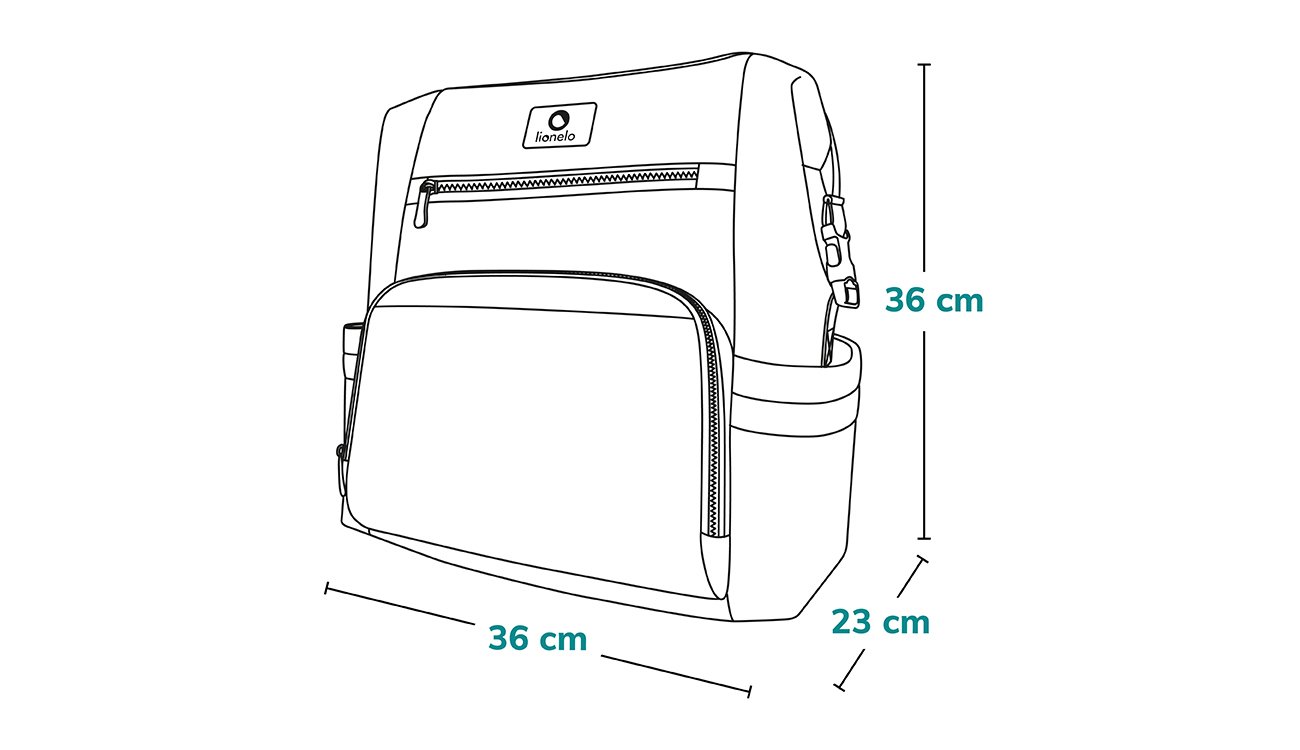 Lionelo Cube Grey — Backpack product thumbnail 9