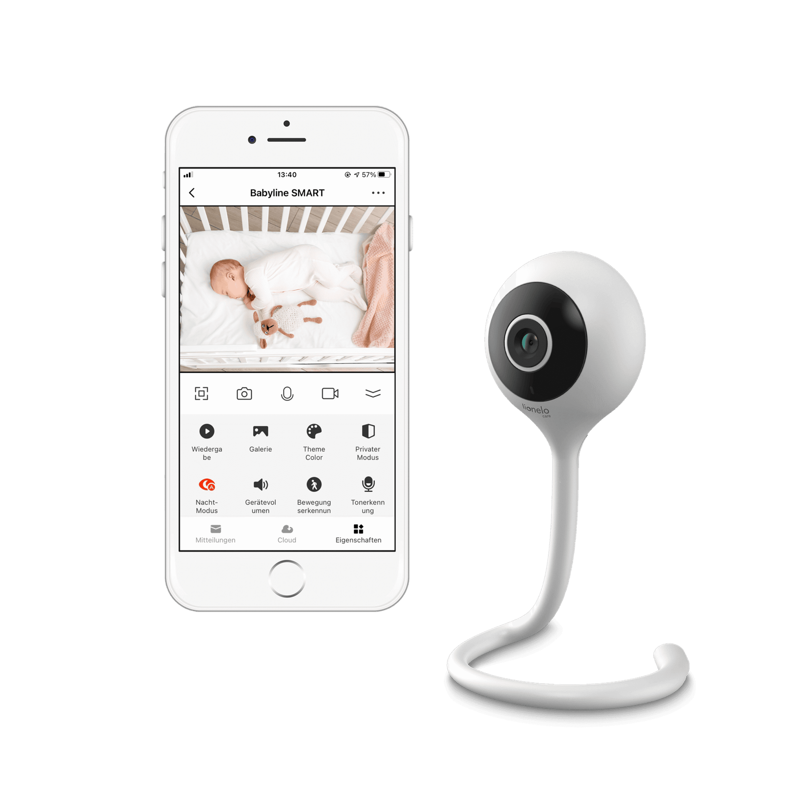 Lionelo Babyline Smart — Baby monitor product thumbnail 2