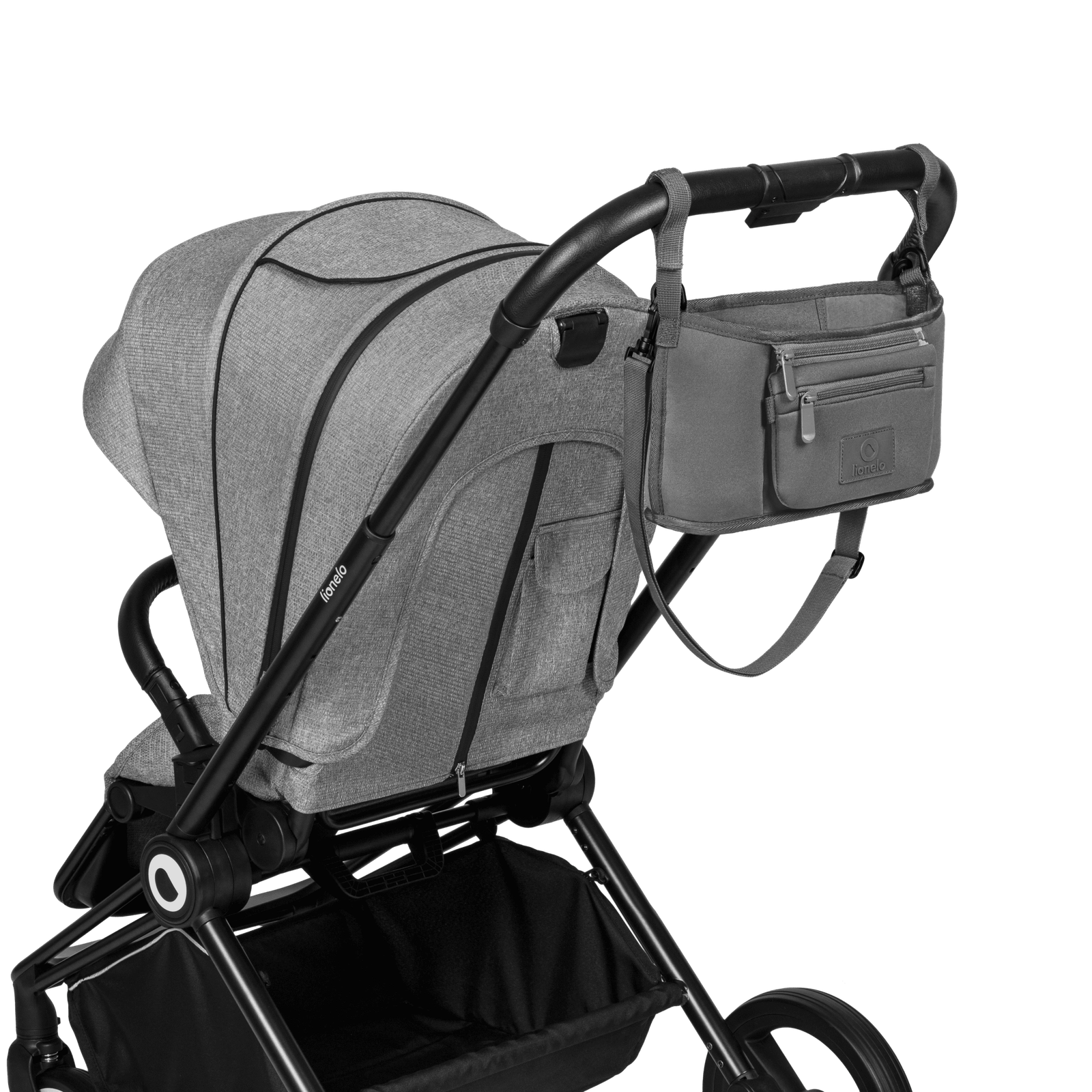 Lionelo Little Cube Grey — Pram organizer product thumbnail 8