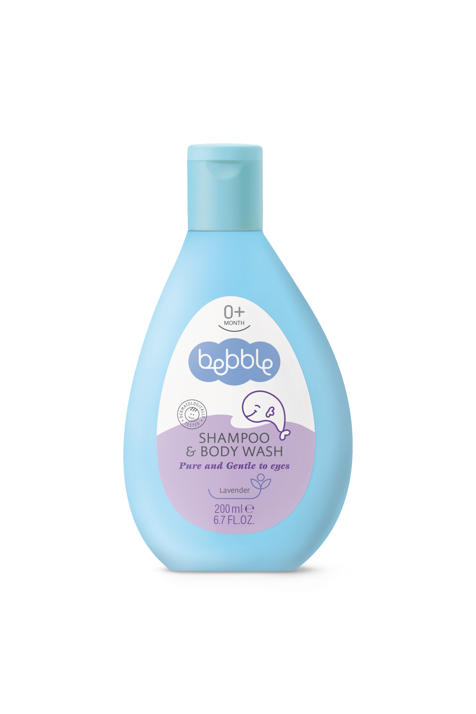 Bebble Shampoo & Body Wash Lavender 200 ml