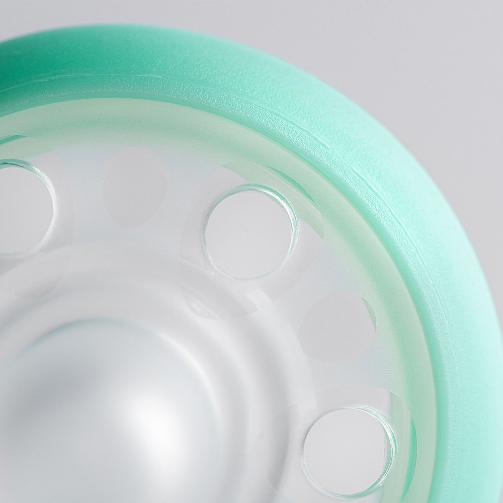 Sucettes Dodie Symétriques +18 Mois - Lot De 3 (2 Jour + 1 Nuit Phosphorescente) - Vert