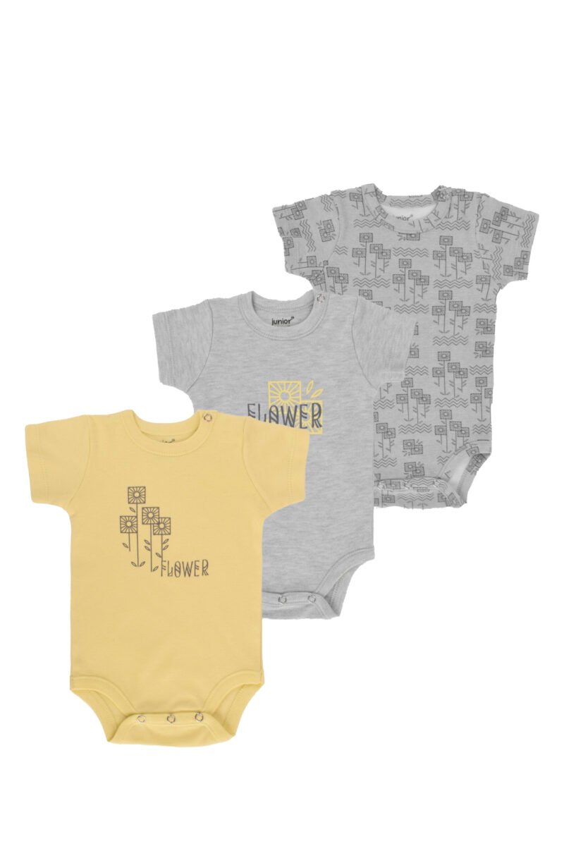 Junior Bodysuit short Sleeve Square flower product thumbnail 5