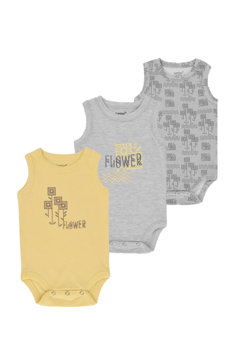Junior Bodysuit Sleeveless Square flower product thumbnail 2
