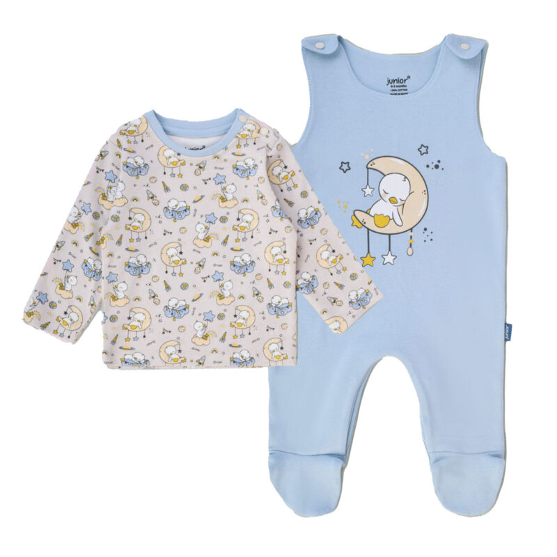 Junior Printed Romper + T-Shirt Little star, 0-3M