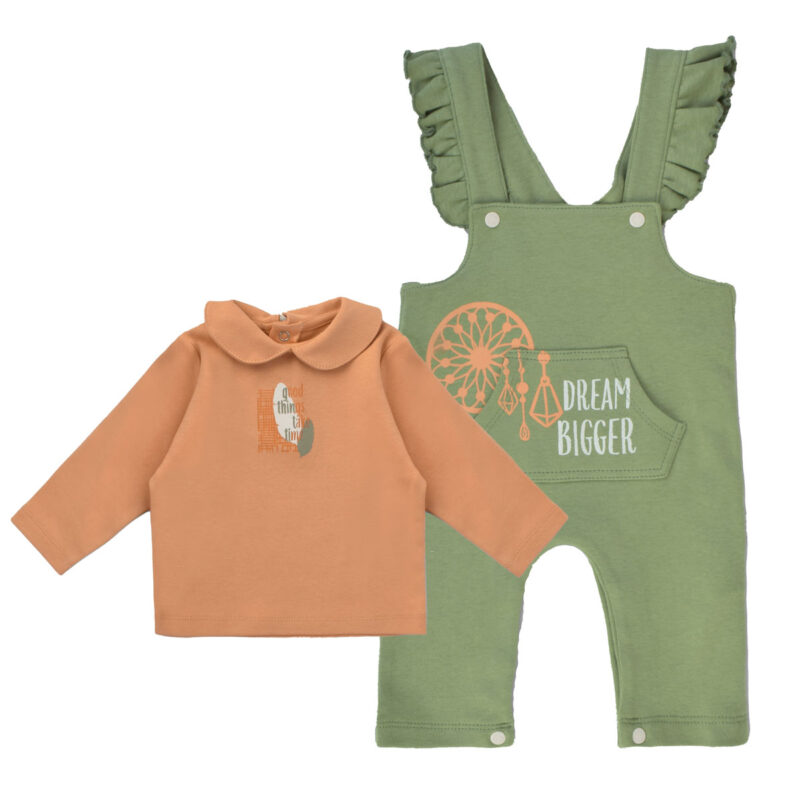 Junior Printed Romper + T-Shirt Dreamcatcher, 0-3M