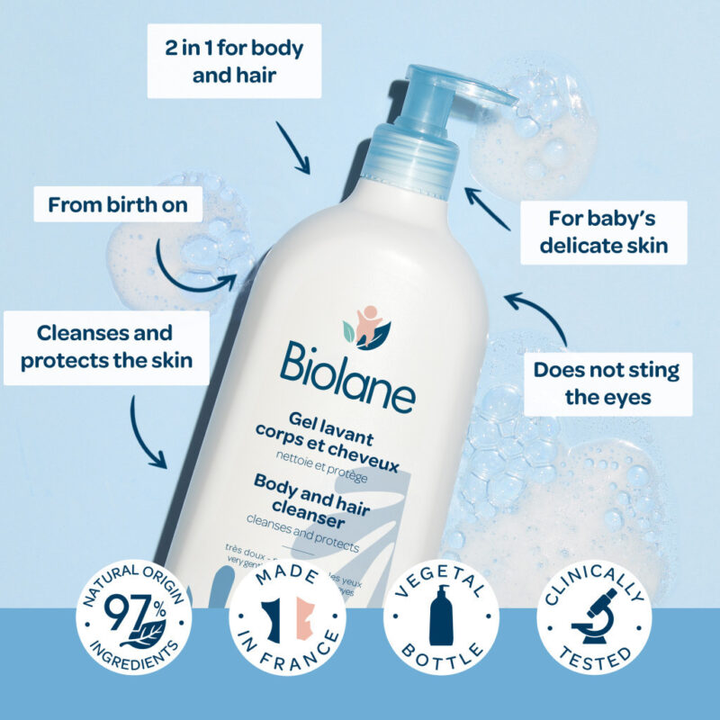 Biolane Body and Hair cleanser, 750 ml - Image 2