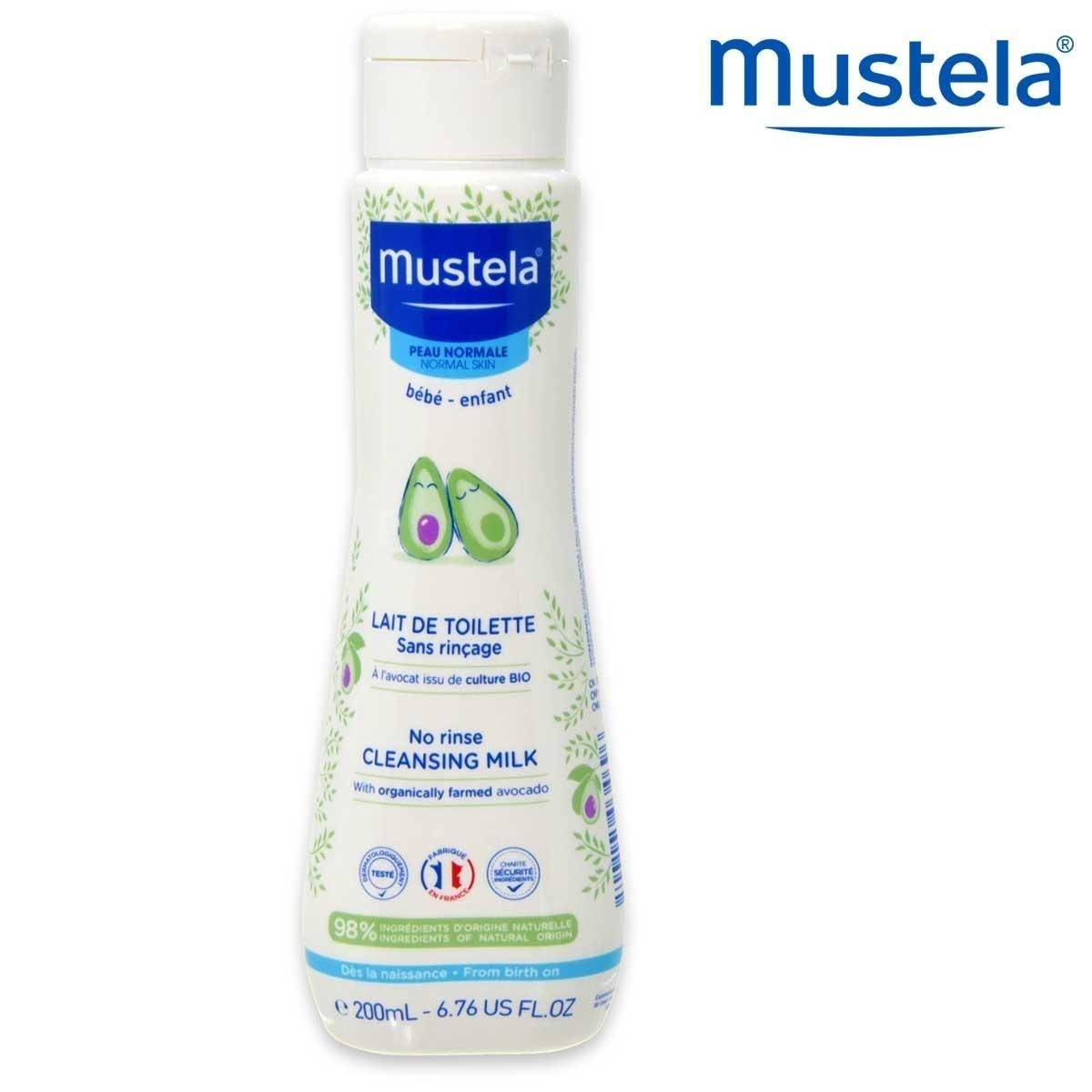 Mustela Cleansing Milk Without Rinsing 200ml