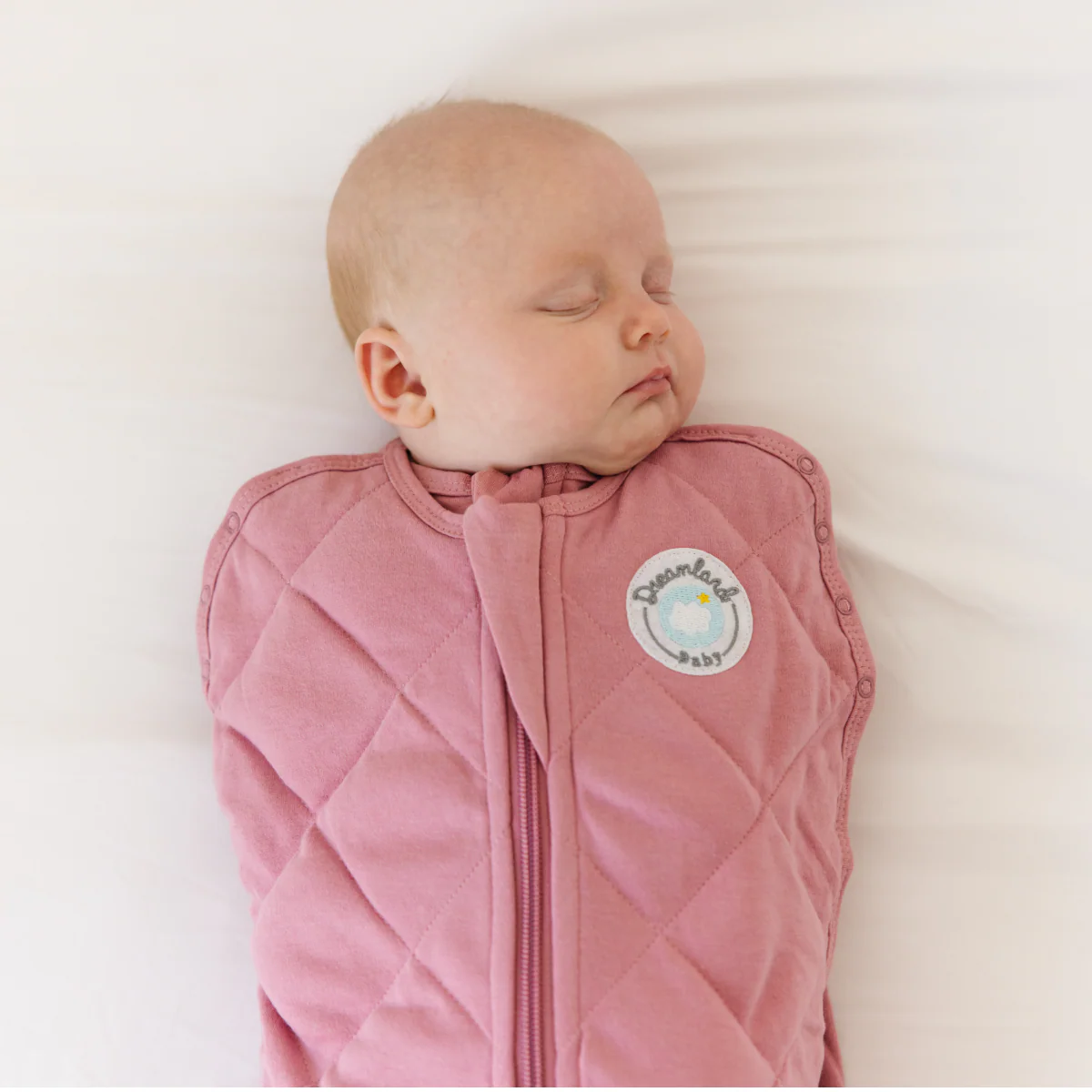 Dream Weighted Sleep Swaddle, Dusty Rose, 0-6 Months product thumbnail 3