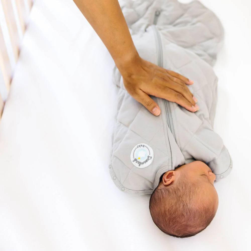 Dream Weighted Sleep Swaddle, Moon Grey, 0-6 Months product thumbnail 4