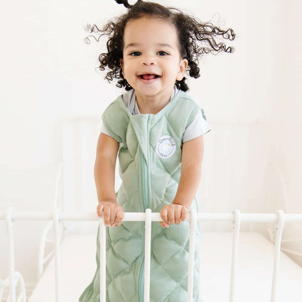 Dream Weighted Sleep Sack, Sage Green, 0-6 Months product thumbnail 3