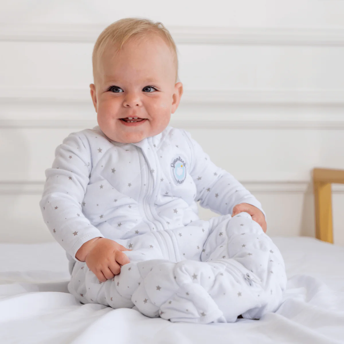 Dream Weighted Sleep Sack, Grey Star, 6-12 Months product thumbnail 2
