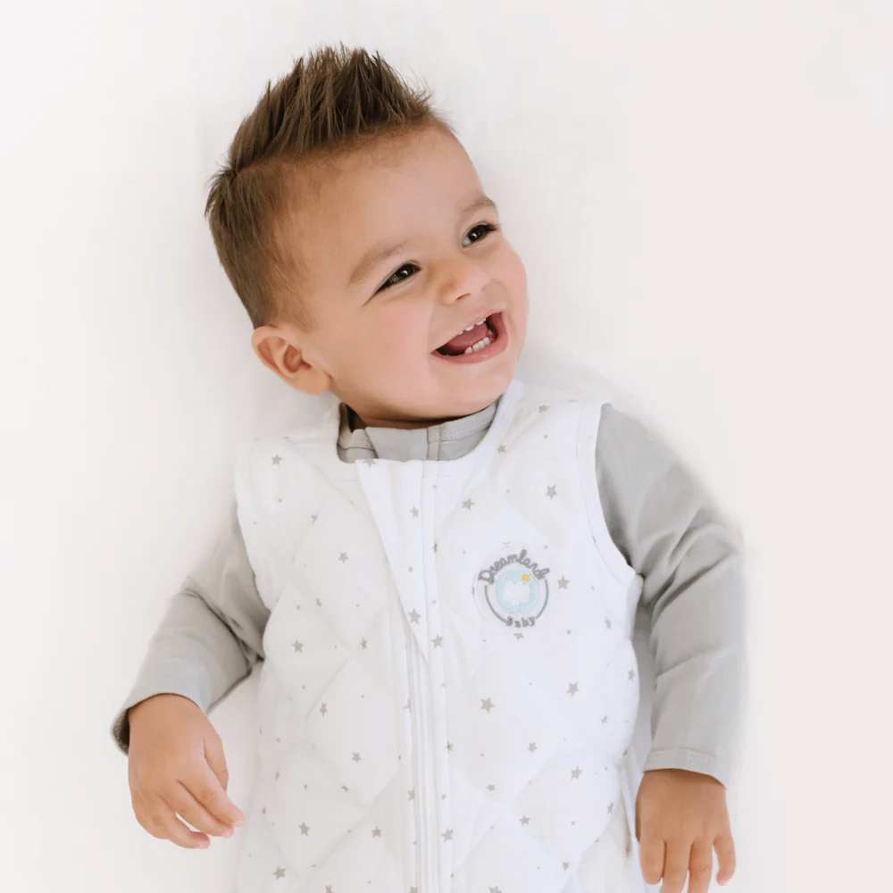Dream Weighted Sleep Sack, Grey Star, 6-12 Months product thumbnail 3