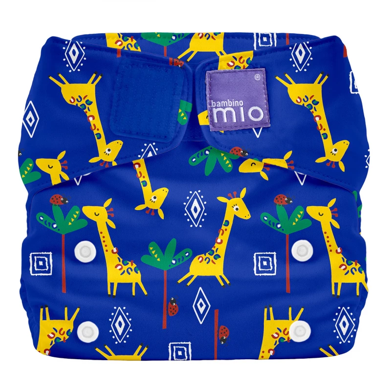Bambino Mio Reusable Miosolo all-in-one Nappy, onesize, Giraffe