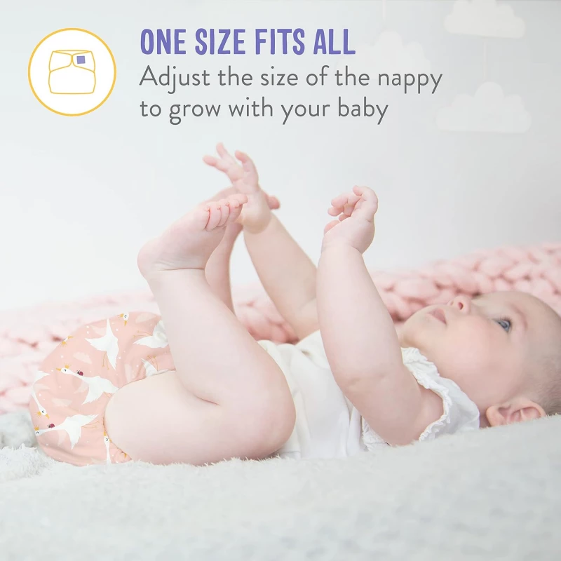 Bambino Mio Reusable Miosolo all-in-one Nappy, onesize, Apple Crunch product thumbnail 4