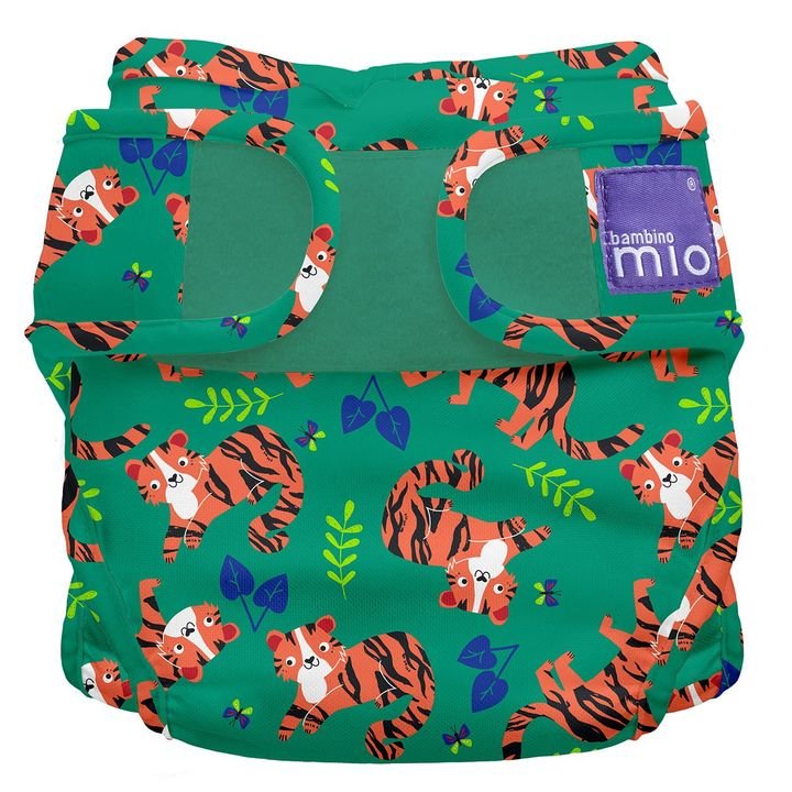 Bambino Mio Reusable Miosolo all-in-one Nappy, onesize, Tiger Tango
