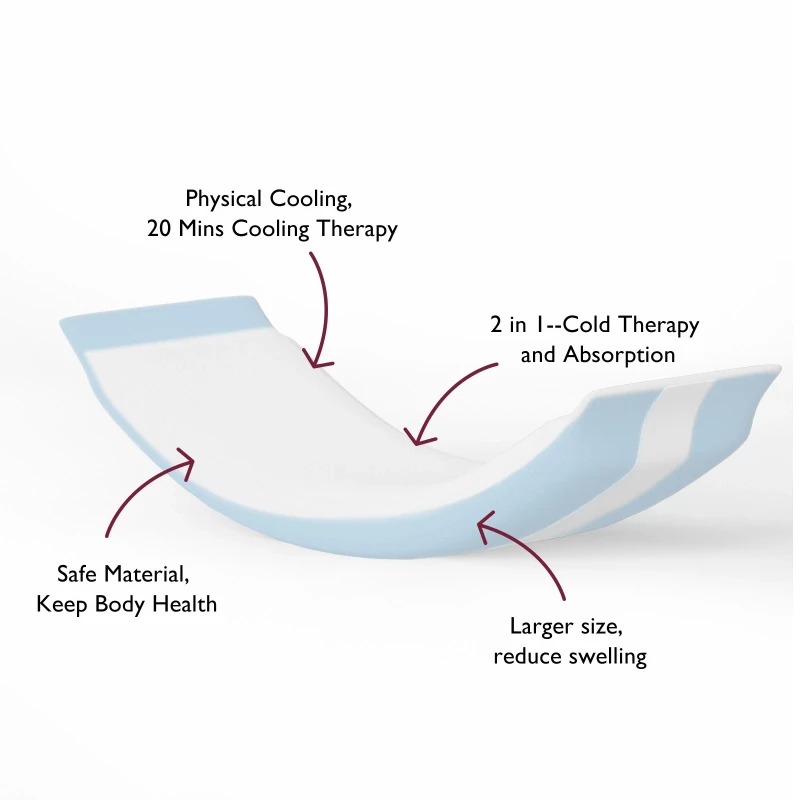 Momcozy Instant Cold Soothing Postpartum Pads – 8 Pcs product thumbnail 3