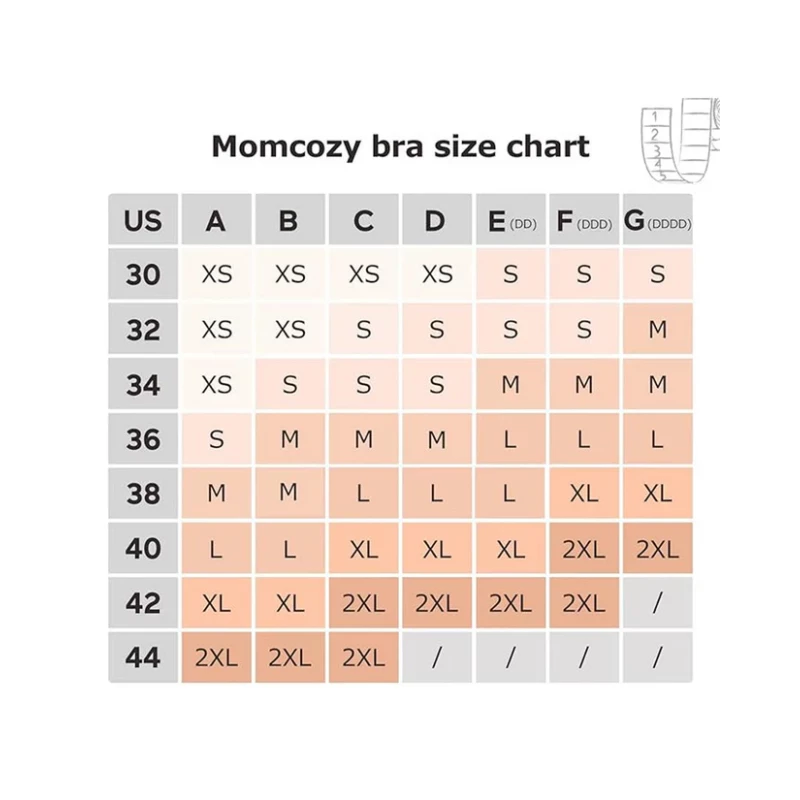 Momcozy Adjustable Nursing Bra – Beige product thumbnail 3