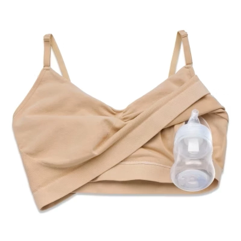 Momcozy Adjustable Nursing Bra – Beige