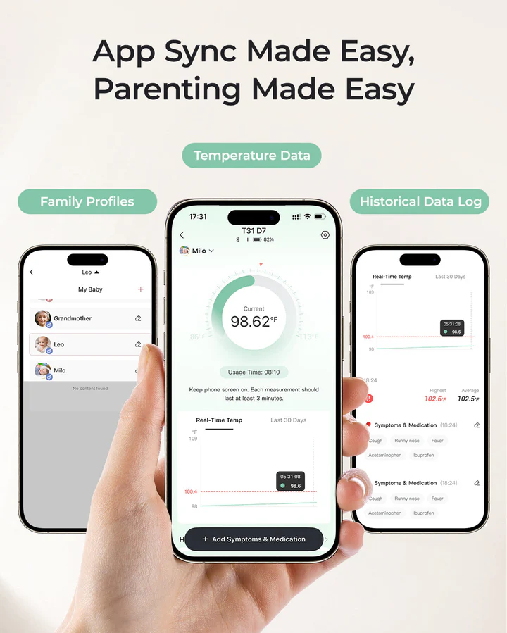 Momcozy Smart Baby Thermometer & CozyBreath – Medical-Grade Accuracy product thumbnail 3