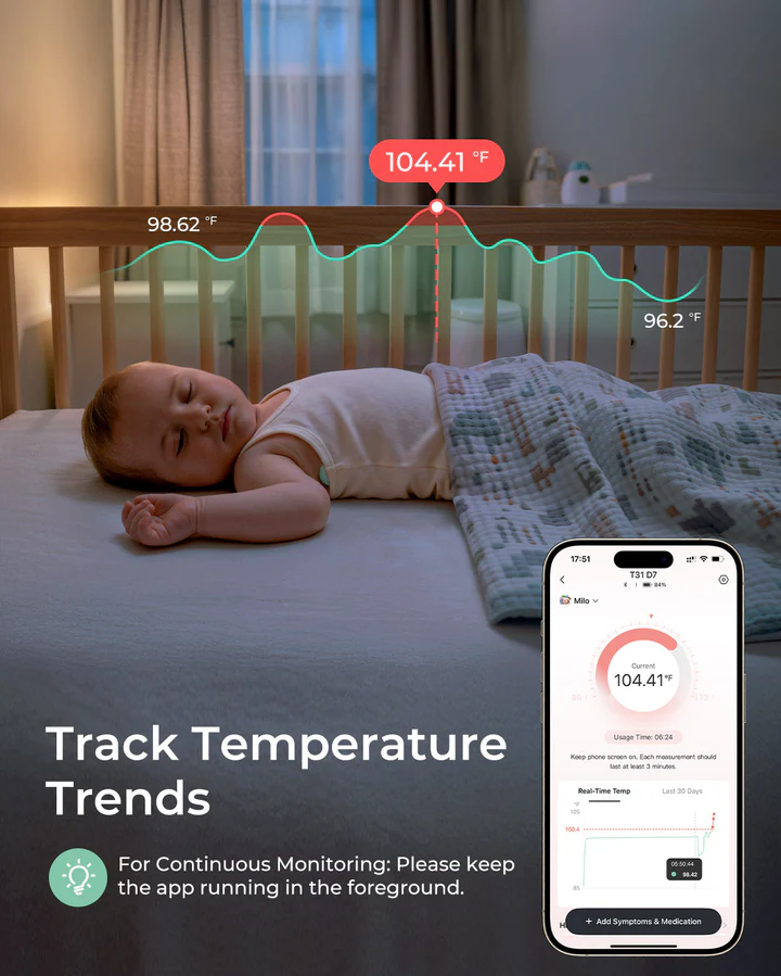 Momcozy Smart Baby Thermometer & CozyBreath – Medical-Grade Accuracy product thumbnail 8