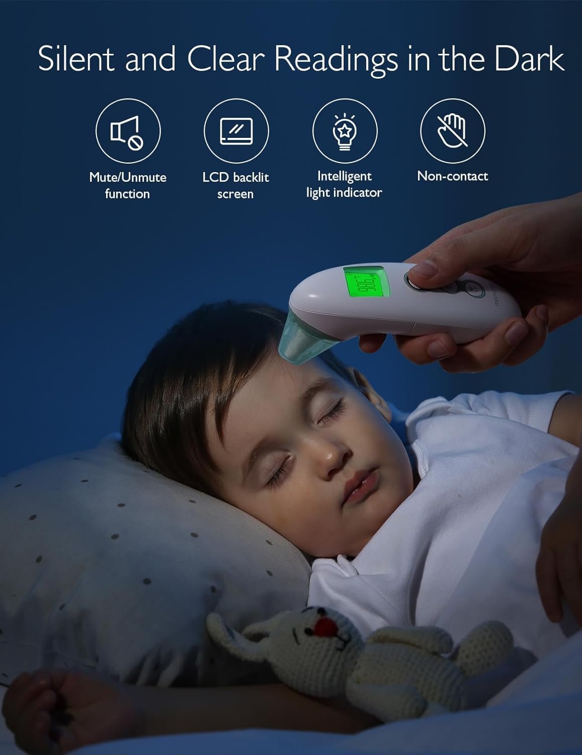 Momcozy Non-Contact Forehead and Ear Thermometer product thumbnail 8