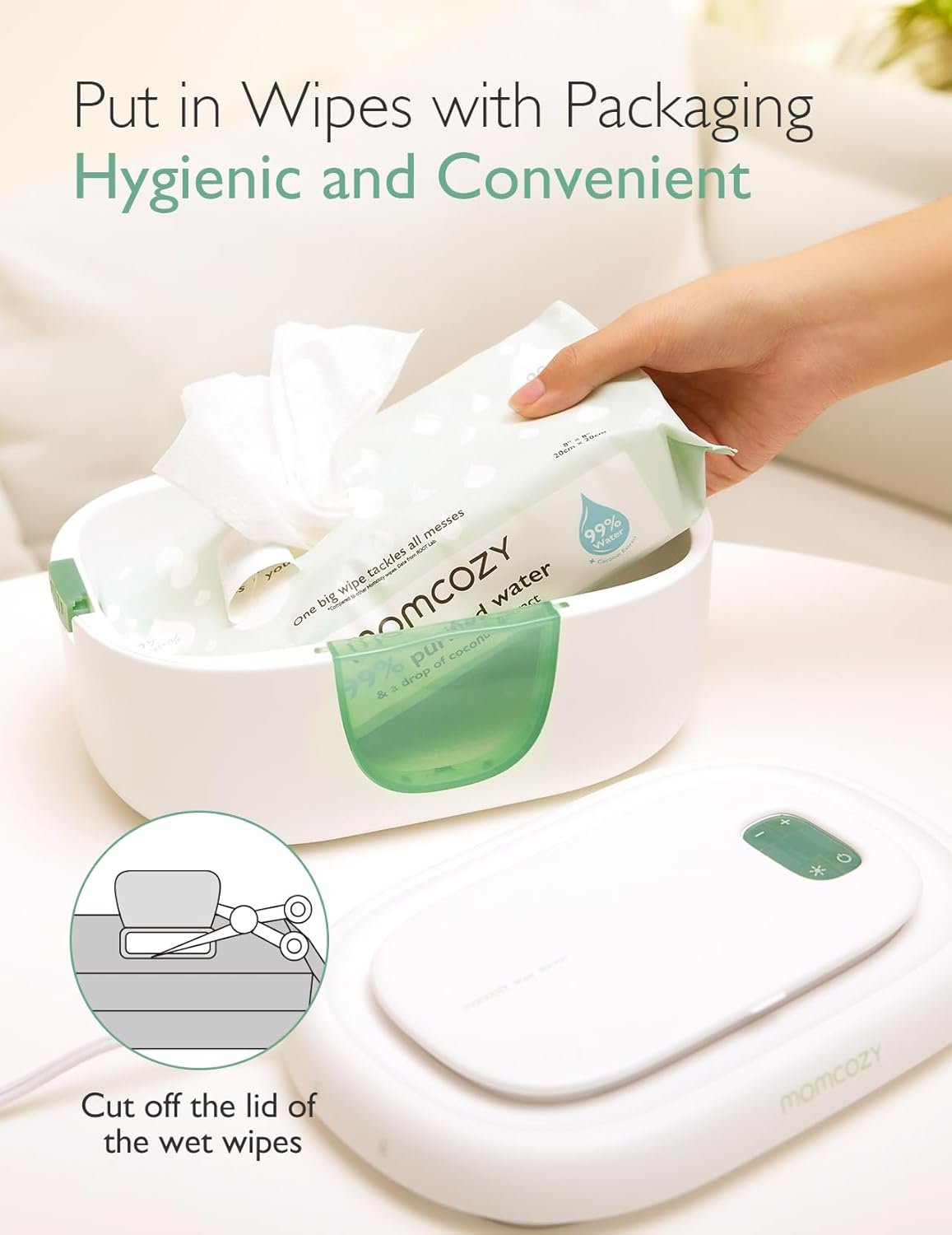 Momcozy Baby Wipe Warmer product thumbnail 7