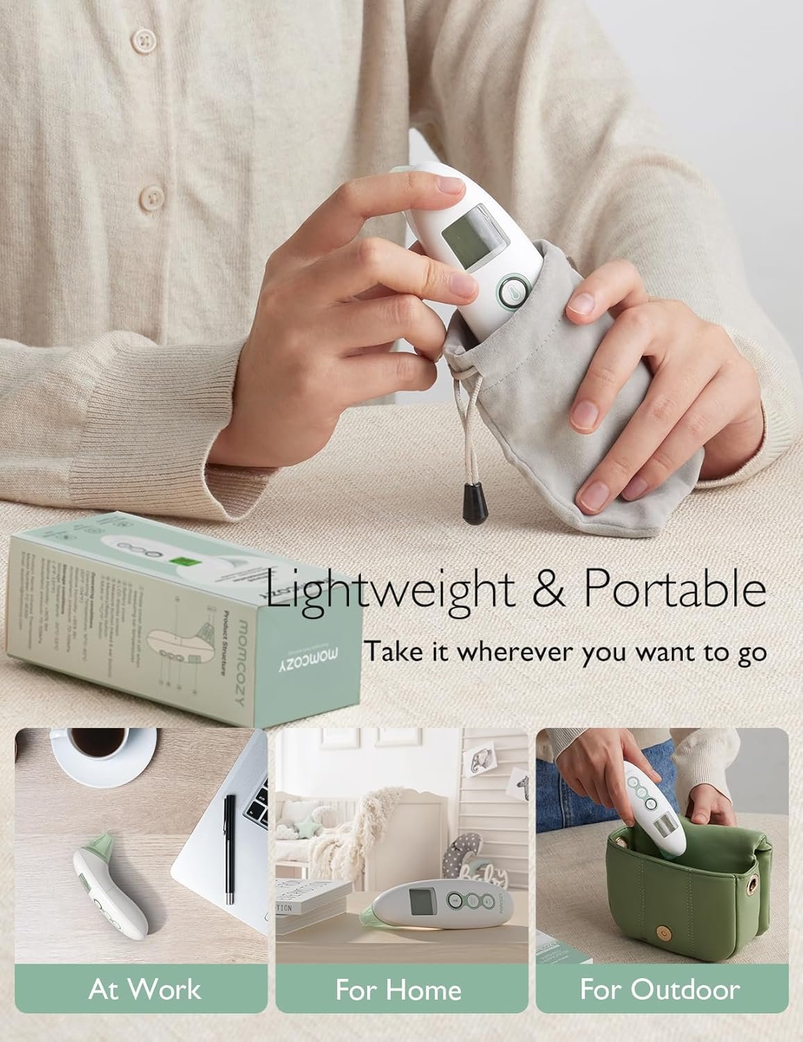 Momcozy Non-Contact Forehead and Ear Thermometer product thumbnail 9