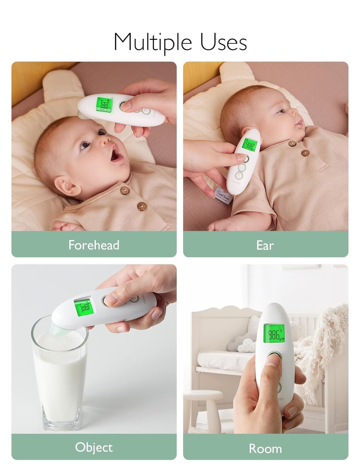Momcozy Non-Contact Forehead and Ear Thermometer product thumbnail 6
