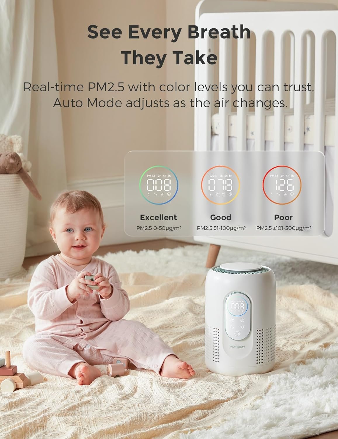 Momcozy CozyBreath Baby Air Purifier product thumbnail 2