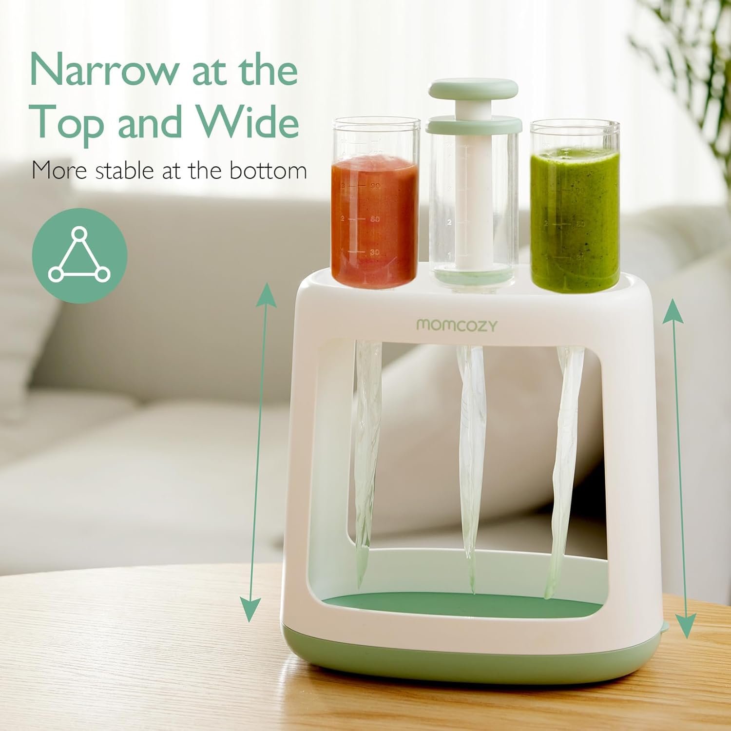 Momcozy Baby Food Maker for Puree Food Storage By 5 Reusable Bags Squeeze product thumbnail 5