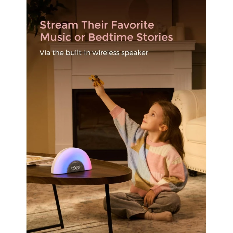 Momcozy DreamSync Tech Smart Baby Sound Machine Rainbow Light & App product thumbnail 3